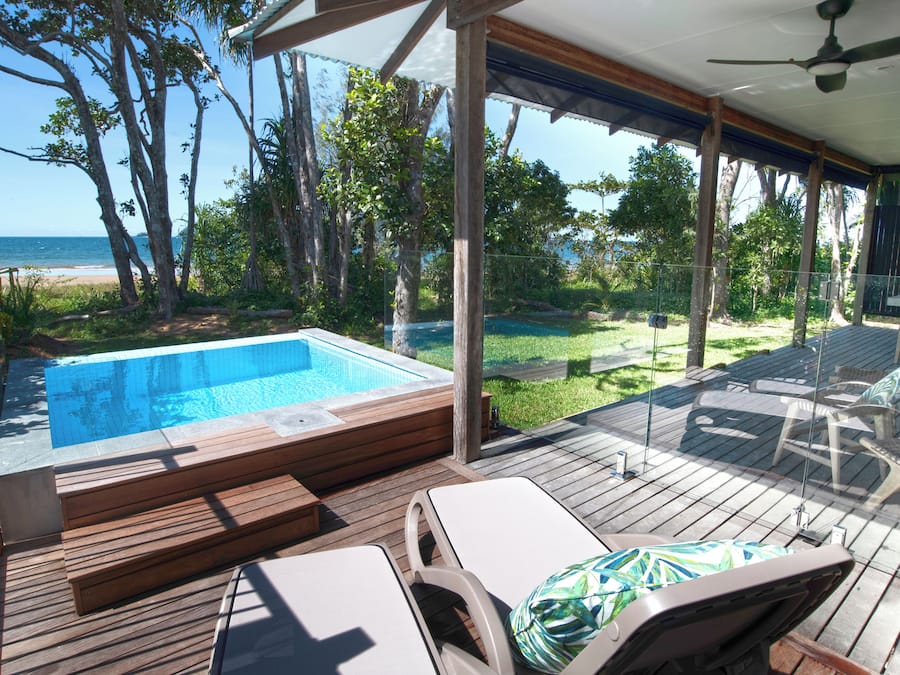 Suíte estúdio luxo, 1 cama King, vista para a praia | Fachada