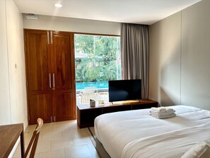 Superior Room, Pool View | Desk, blackout curtains, free WiFi, bed sheets - SUNKISS pool.bed.cafe (Bangkok)