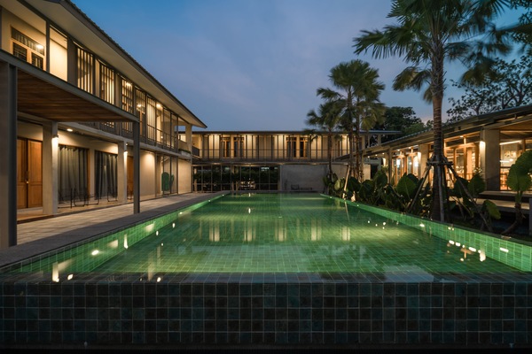 Outdoor pool, open 6:00 AM to 9:00 PM, sun loungers