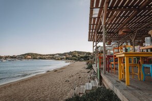 On the beach