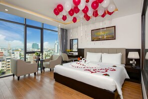 Chambre Double Deluxe, baignoire, vue ville