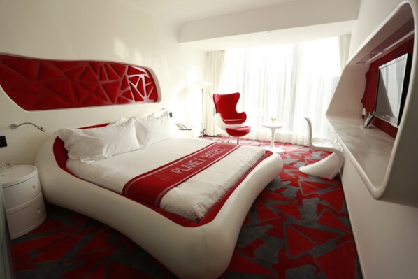 Dubbelrum | Sängtillbehör av högsta kvalitet och minibar