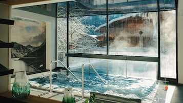 Indoor pool, outdoor pool, open 11:00 AM to 8:00 PM, sun loungers