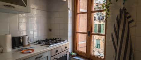 Traditional-Apartment, 1 Schlafzimmer, Stadtblick | Eigene Küche