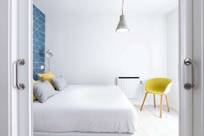 Appartement, 1 slaapkamer (2A) | Een bureau, een strijkplank/strijkijzer, gratis babybedden, gratis wifi