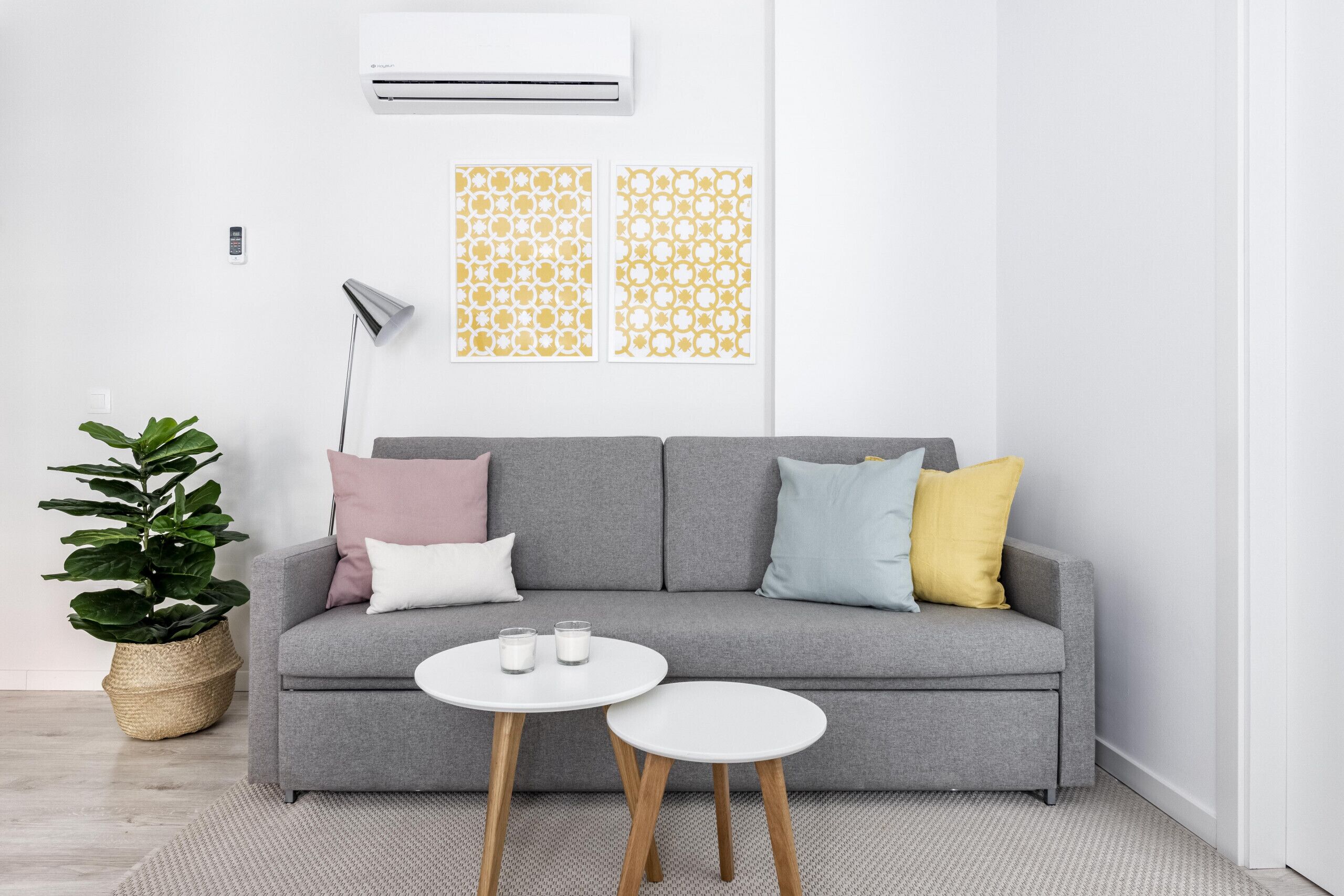 Appartement, 1 slaapkamer (2A) | Woonruimte | Een 36-inch flatscreentelevisie met kabelzenders en smart-tv