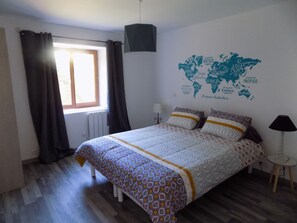 Double Room (du Monde) | Individually decorated, individually furnished, blackout drapes