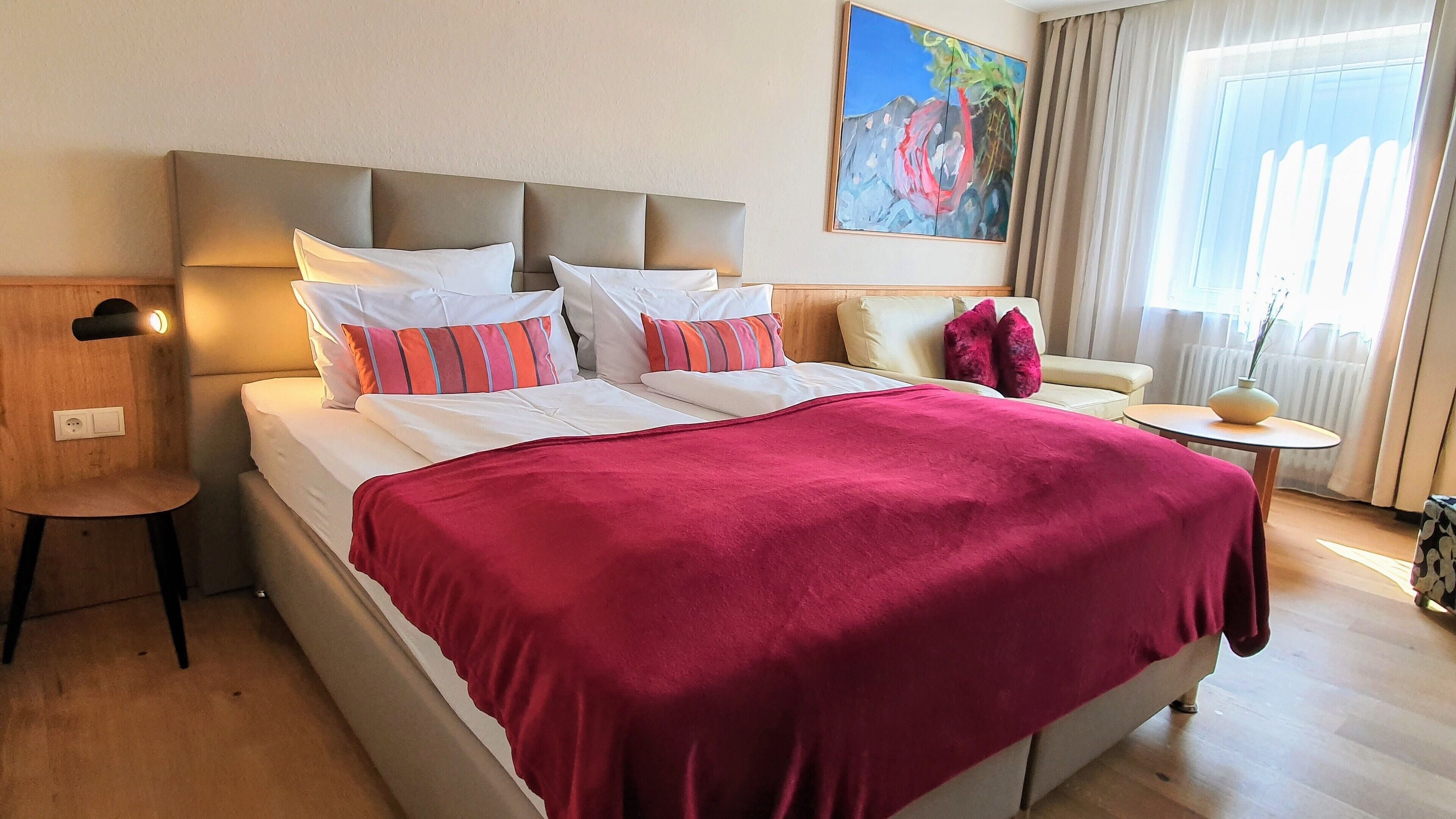 superior double room | hypo-allergenic bedding, desk, laptop workspace, soundproofing