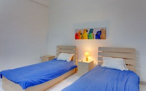 4 habitaciones y ropa de cama 