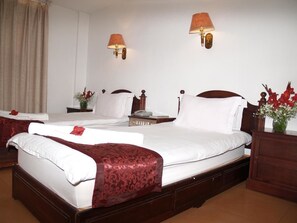 Deluxe Twin Room, 2 Single Beds, City View | Minibar, in-room safe, desk, blackout curtains - Evergreen Hotel (Antananarivo)