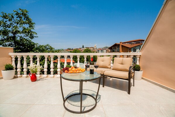 Luxury Double or Twin Room, Terrace | Terrace/patio