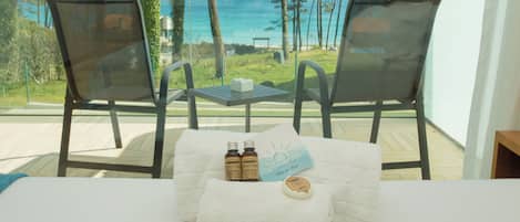 Superior Double Room, Terrace, Sea View | In-room safe, blackout drapes, soundproofing, rollaway beds