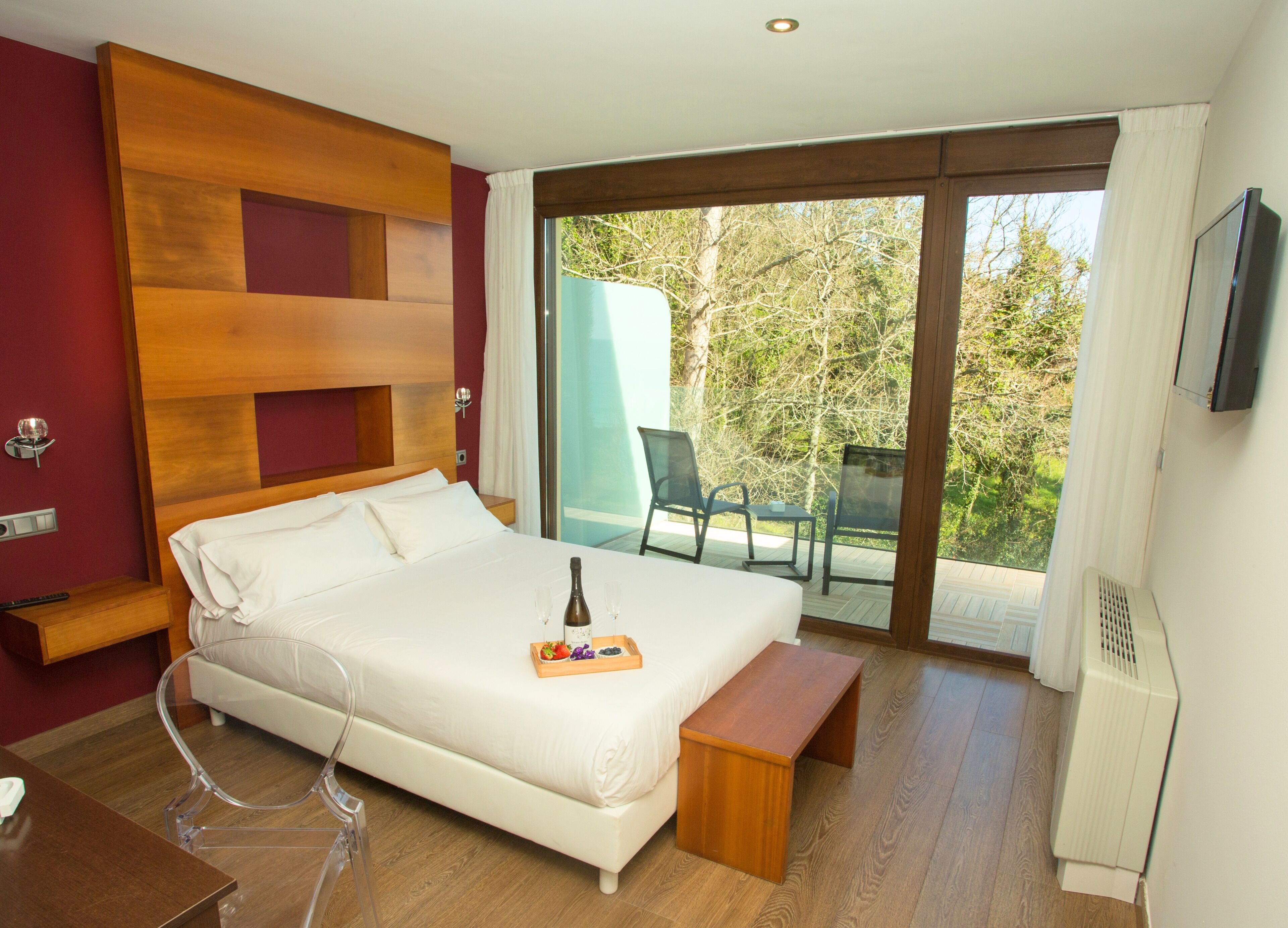 Habitación doble superior, terraza, vistas al mar | Caja fuerte, cortinas opacas, sistema de insonorización