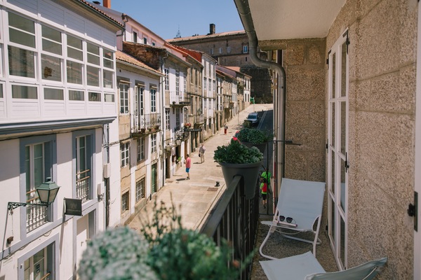 Apartamento urbano, 1 quarto, sacada, vista para o jardim | Sacada