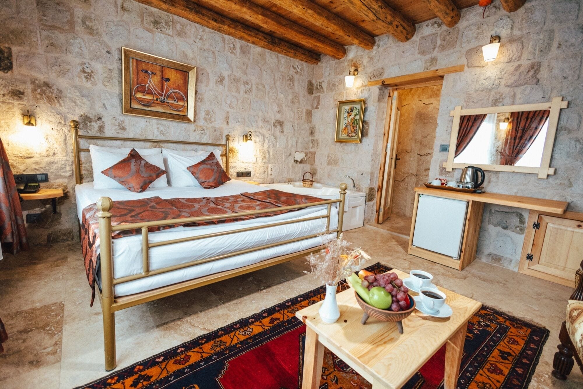 Studio Suite Deluks | 1 kamar tidur, seprai katun Mesir, dan seprai premium