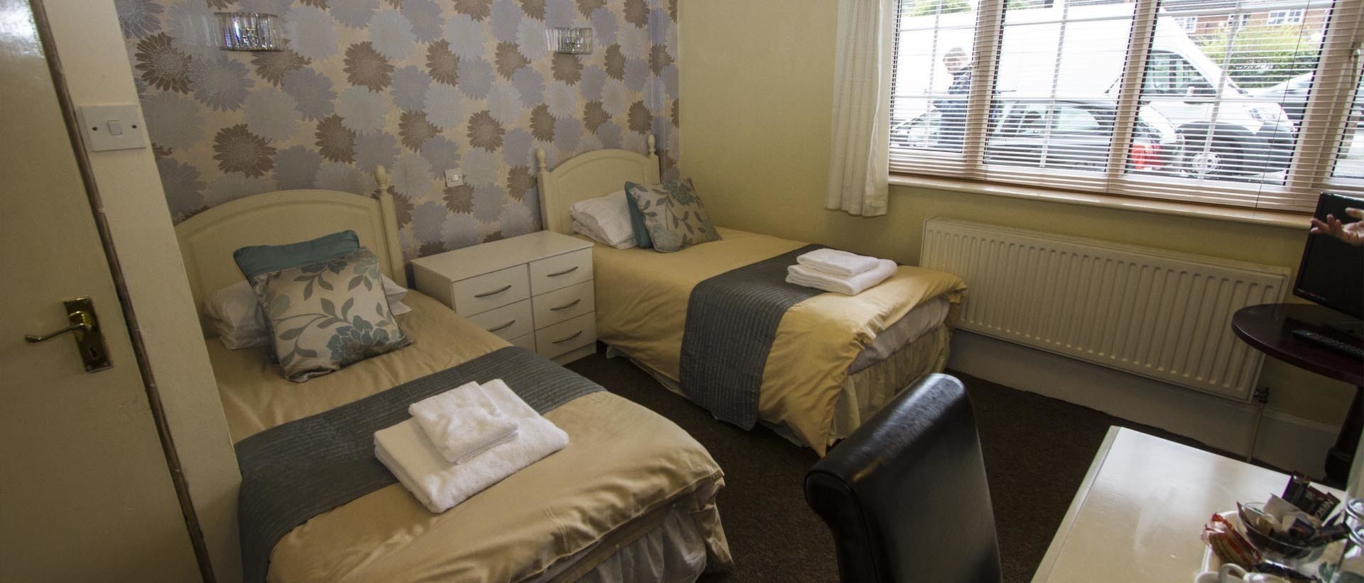 twin room | individually decorated, individually furnished, desk, iron/ironing board