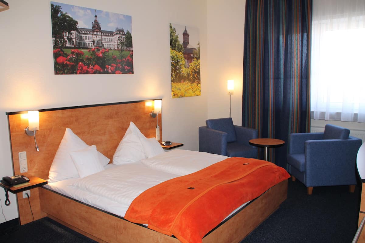 In-room safe, desk, soundproofing, free cots/infant beds