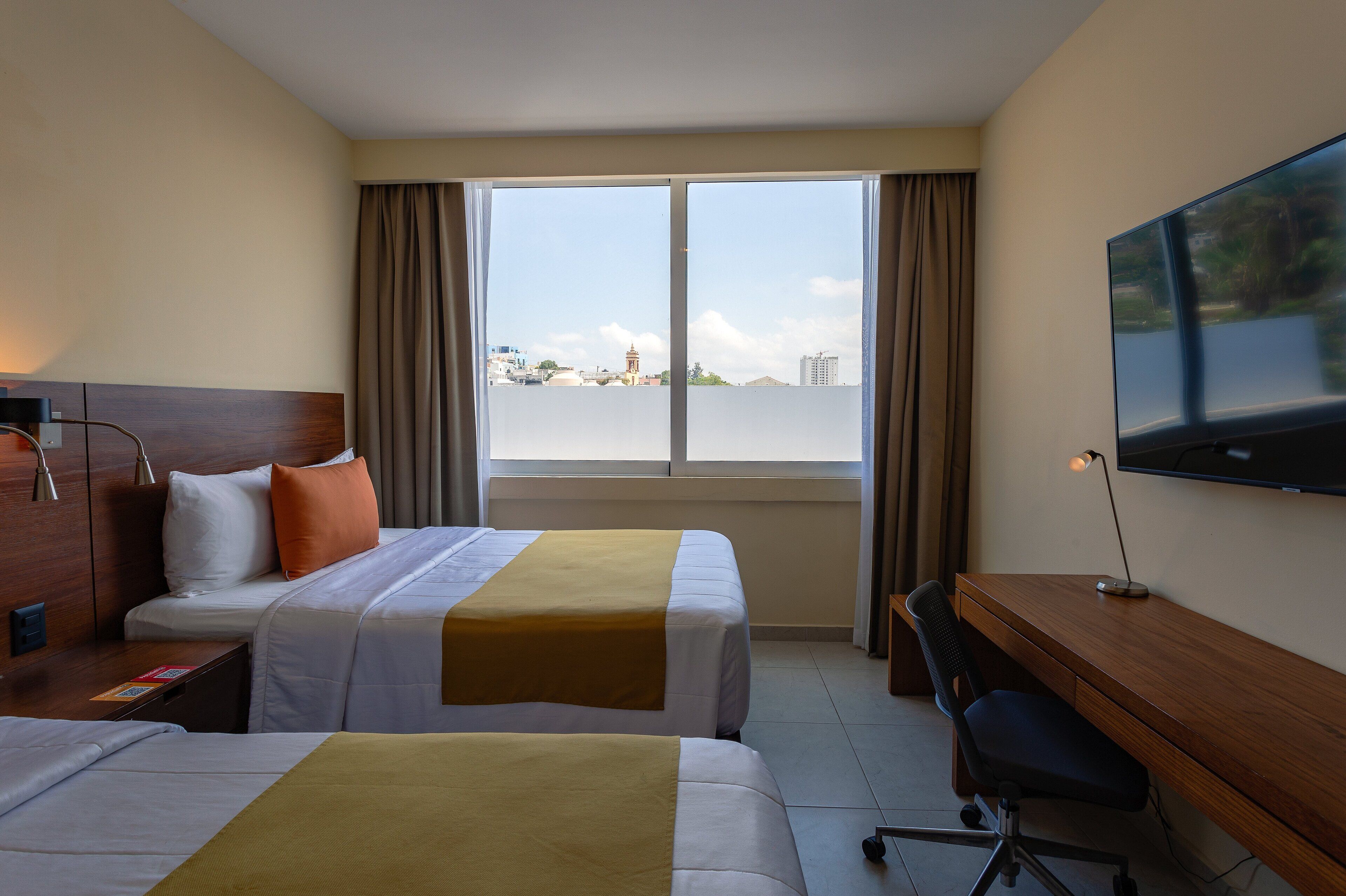 superior room, 2 double beds | desk, iron/ironing board, free wifi, bed sheets