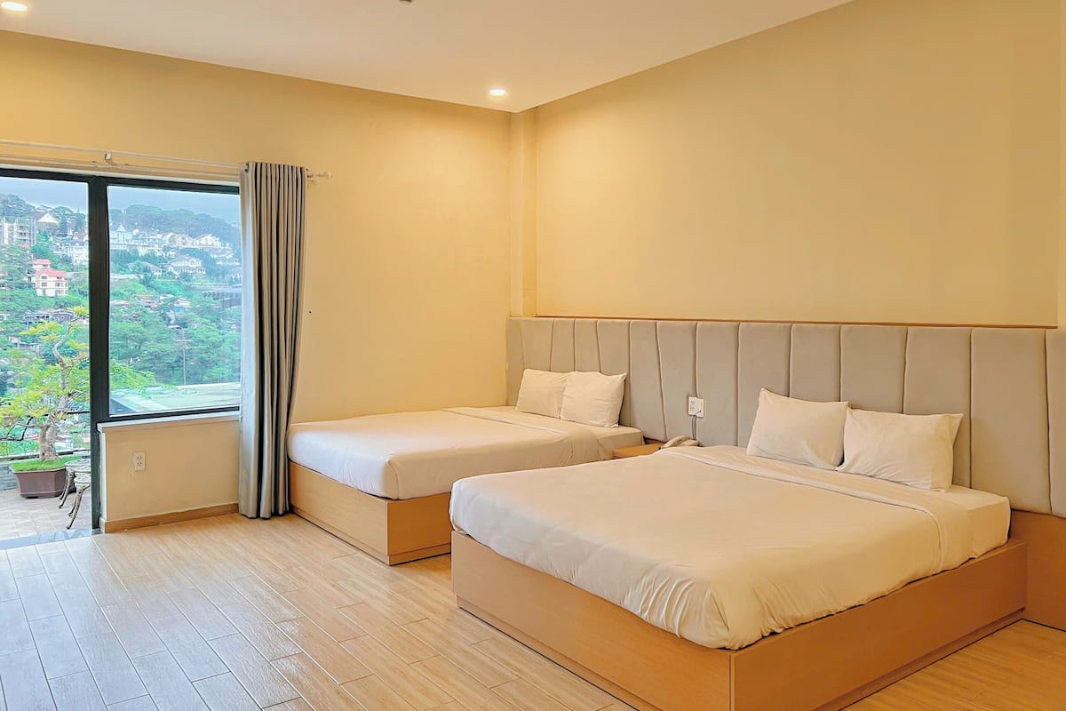 Premium bedding, pillowtop beds, individually decorated