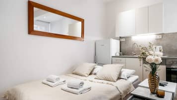 1 habitación, ropa de cama hipoalergénica y sistema de insonorización
