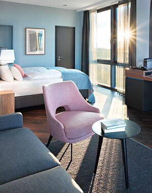 Panorama Suite | Bộ đồ giường cao cấp, minibar với thức uống miễn phí 