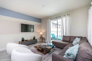 Casa de ciudad, 4 habitaciones | Área de sala de estar