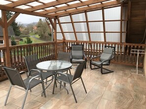 Habitación doble, baño compartido (2) | Terraza o patio
