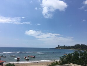 Vue sur la plage/l’océan
