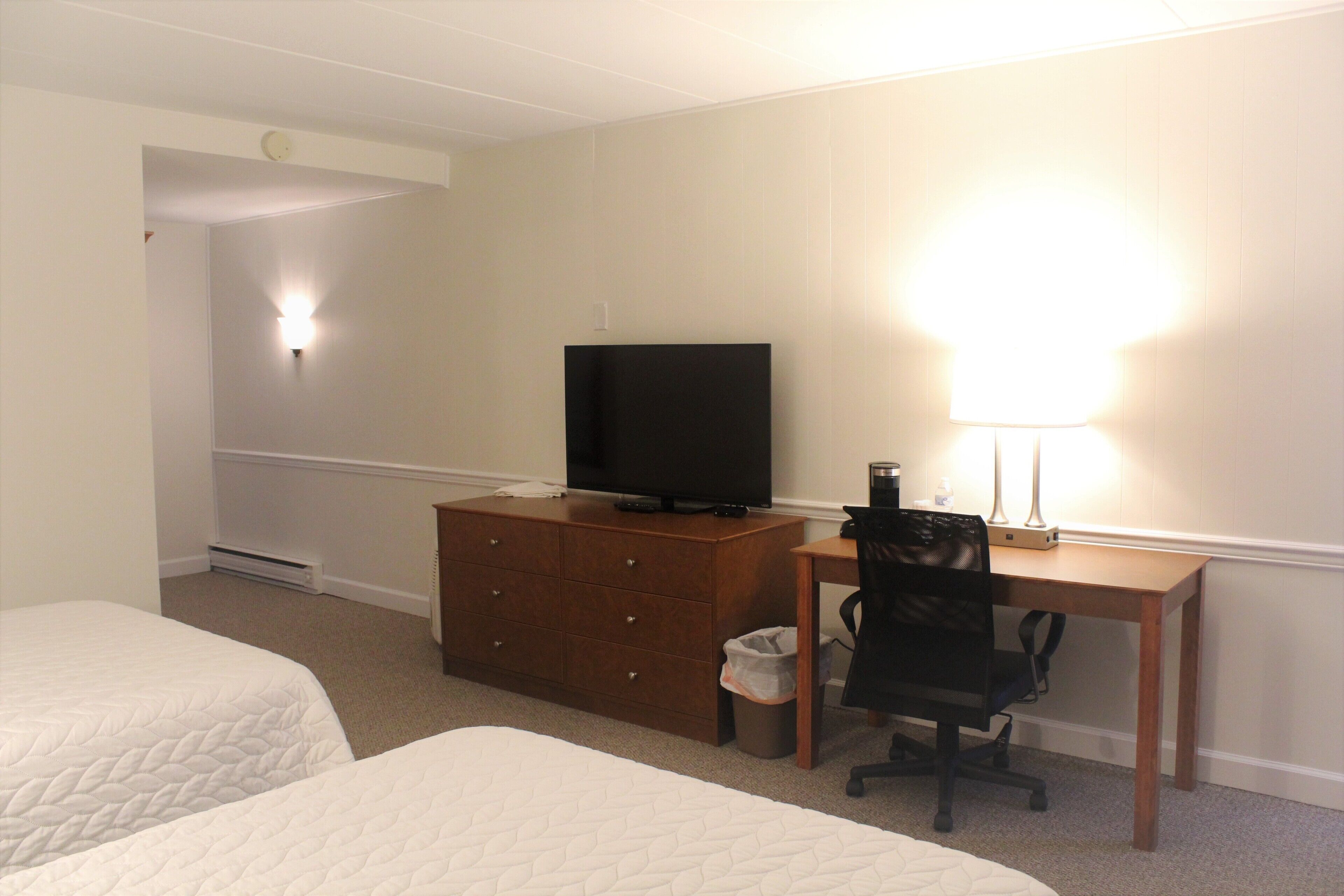 2 double beds, lower level, mountain view | blackout curtains, free wifi, bed sheets