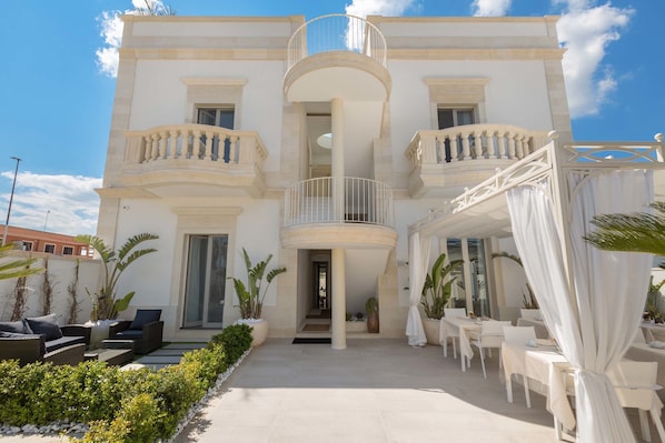 Voorkant van accommodatie