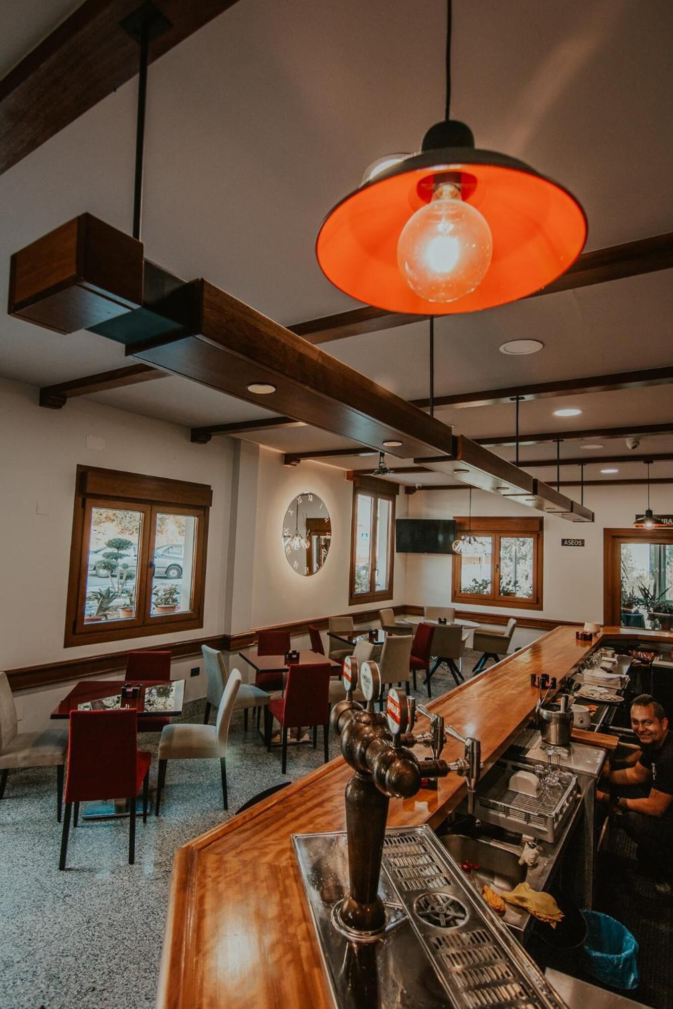 Breakfast, lunch and dinner served