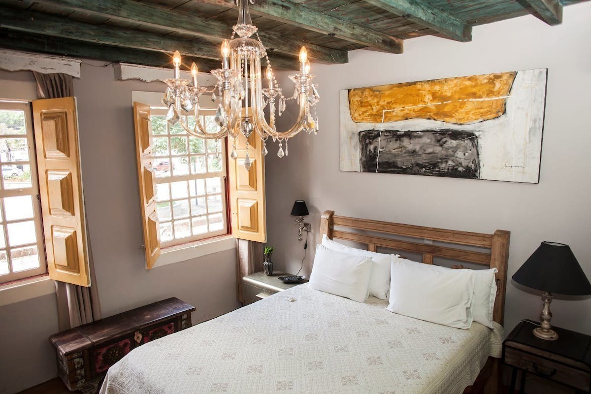 Deluxe tweepersoonskamer, 1 queensize bed | 1 slaapkamer, een minibar, gratis wifi, beddengoed