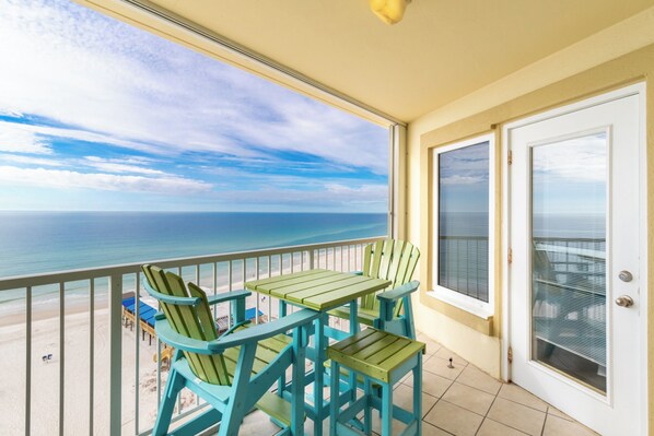 Comfort Condo, 2 Bedrooms, Pool Access, Beach View | Balcony - Boardwalk Condos by Hosteeva (Gulf Shores)