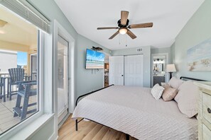 Comfort Condo, 3 Bedrooms, Balcony, Beach View | Individually decorated, individually furnished, iron/ironing board - Boardwalk Condos by Hosteeva (Gulf Shores)