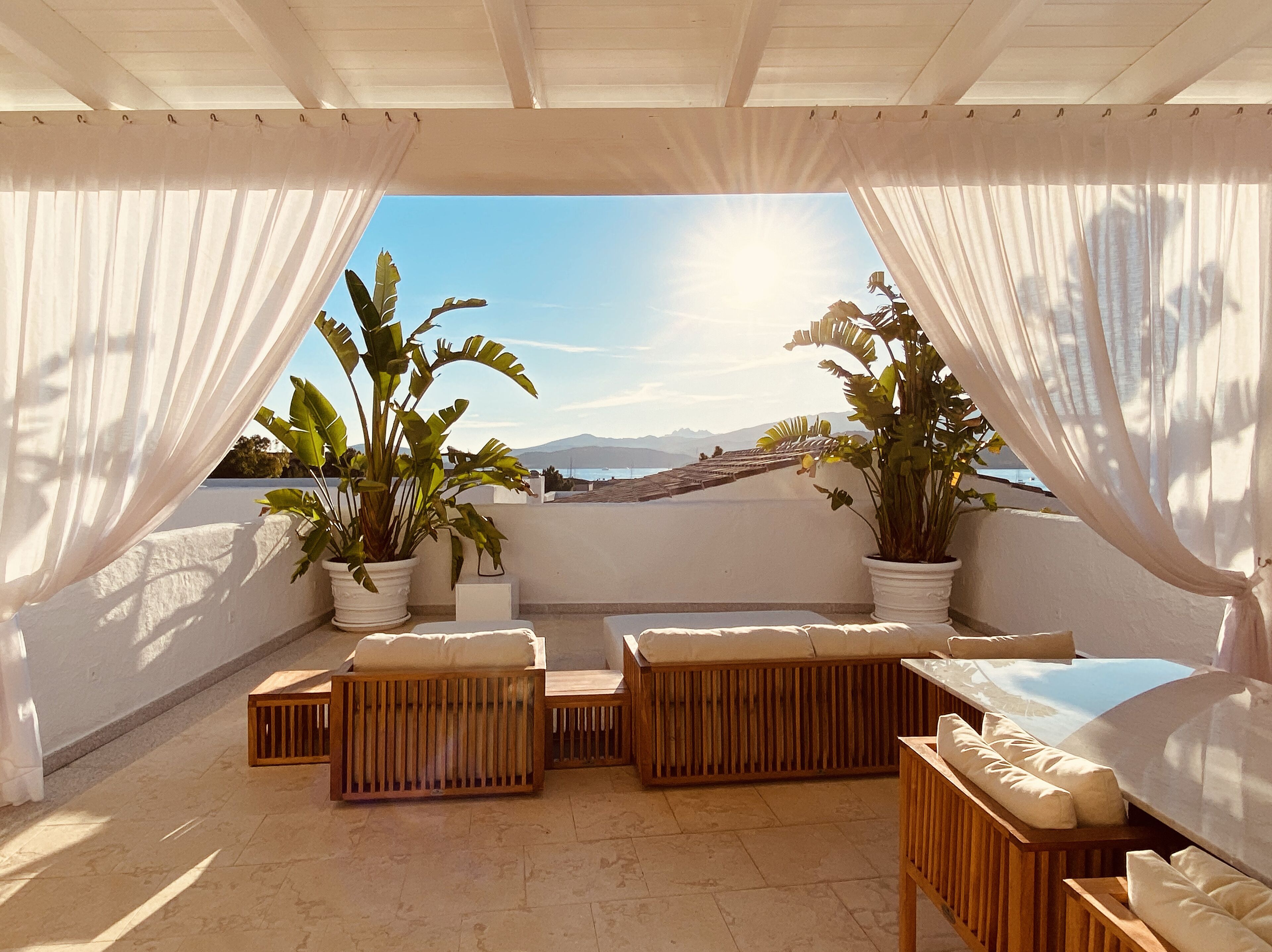 panoramic suite, hot tub, sea view | view from room