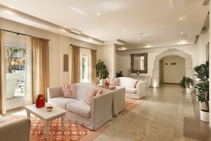 Lobby sitting area