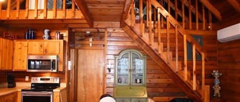 House | Living area | TV, fireplace