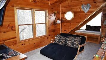 House | Living area | Flat-screen TV, fireplace, table tennis