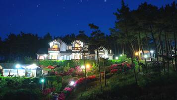 Front of property - evening/night