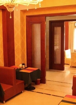 Sala de estar en el lobby