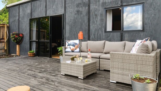 Hus, 2 soverom, hageutsikt | Terrasse/patio