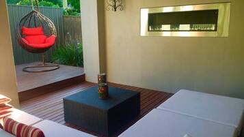 Luxury Villa, 5 Bedrooms, Private Pool, Hill View | Living area | Flat-screen TV, DVD player