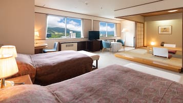 客房, 私人浴室 (Japanese Western Style for 5 Guests) | 1 間睡房、房內夾萬、免費 Wi-Fi、床單