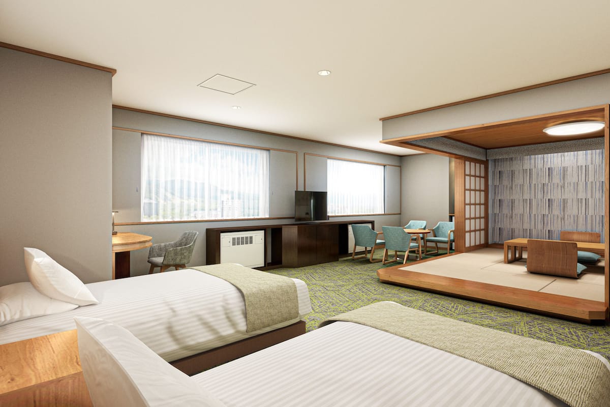 Room, Non Smoking (Japanese Western Style) | Peti besi dalam bilik, Wi-fi percuma, cadar katil