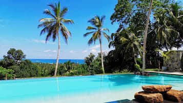 Outdoor pool, open 7:00 AM to 8:00 PM, pool loungers