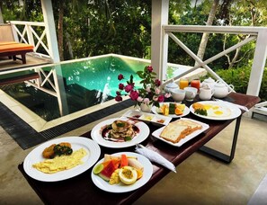 Plunge Pool Suite, Jungle, Ocean View | Terrace/patio - Tabula Rasa Resort & Spa (Galle)