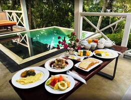 Plunge Pool Suite, Jungle, Ocean View | Terrace/patio