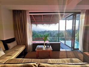 Emerald Suite, Jungle, Ocean View | Living area - Tabula Rasa Resort & Spa (Galle)