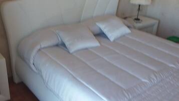 Blackout curtains, bed sheets