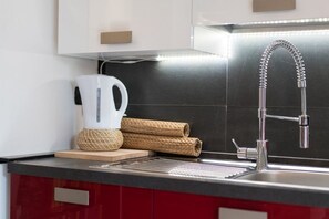 Studio, 1 grand lit et 1 canapé-lit | Équipements de la chambre